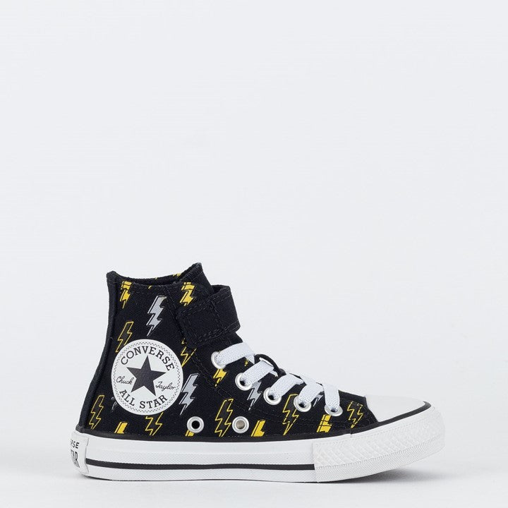 TENIS CONVERSE CHUCK TAYLOR ALL STAR 1V HI BOLTS  PRETO CIMENTO