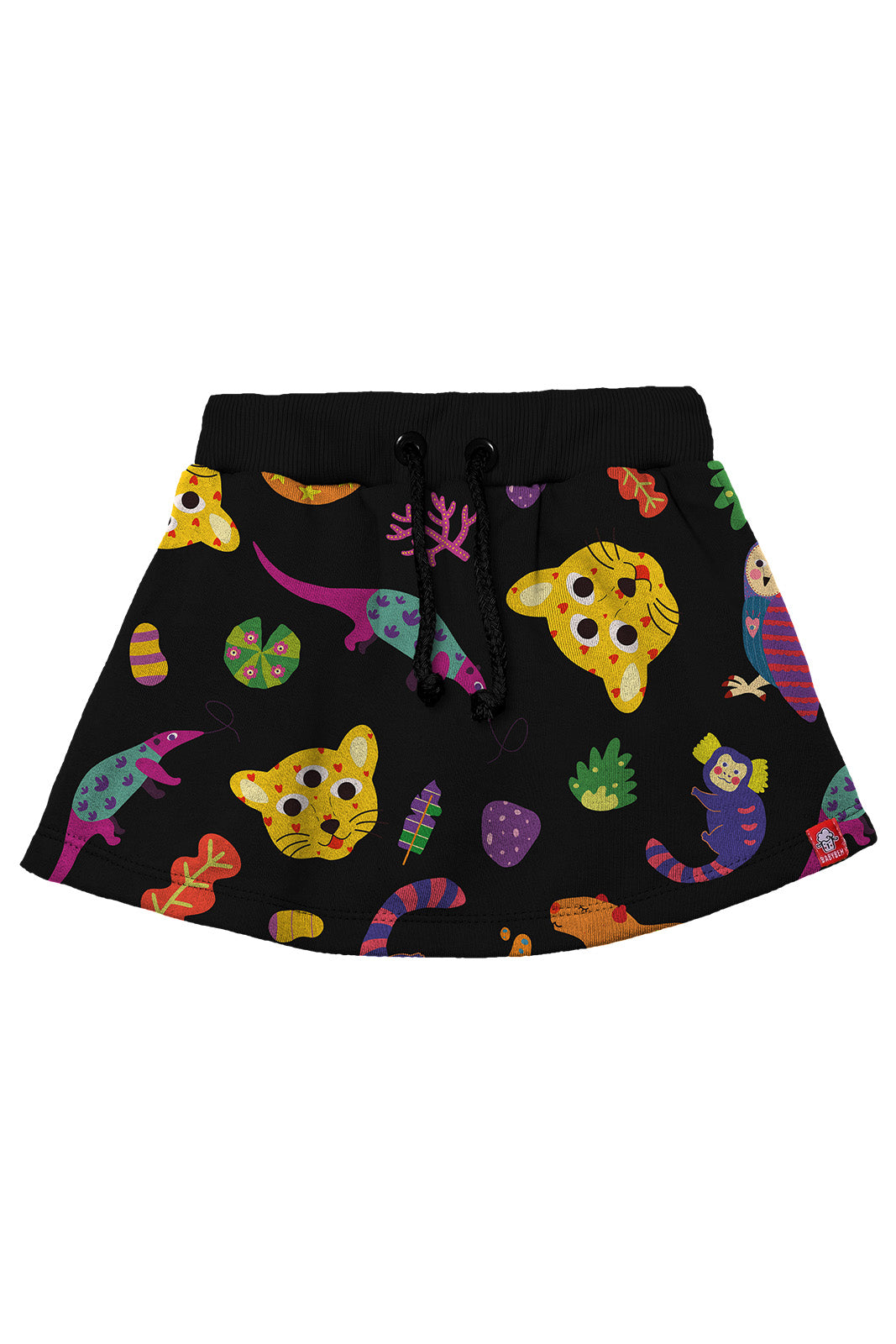 SHORT SAIA MOLETOM - FLORESTA PT