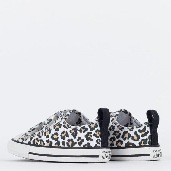 TENIS CHUCK TAYLOR ALL STAR 2V BRANCO LEOPARDO LOVE