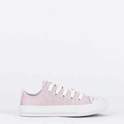 TENIS  CHUCK TAYLOR ALL STAR METAL ROSA/LILAS CLARO