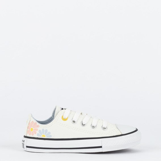 TENIS CHUCK TAYLOR ALL STAR OX NATURE IN BLOOM AMENDOA ROSA MAMAO