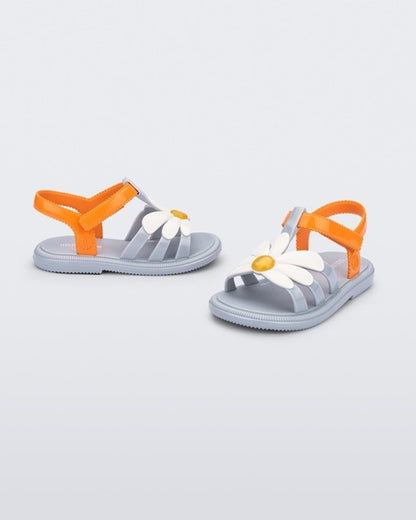 MINI MELISSA HIP BLOOMY BABY AZUL/LARANJA