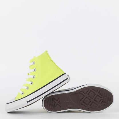 TENIS CHUCK TAYLOR ALL STAR CANO ALTO SEASONAL VERDE CITRICO