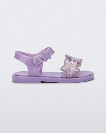 MINI MELISSA SPARKLY BABY LILAS GLITTER