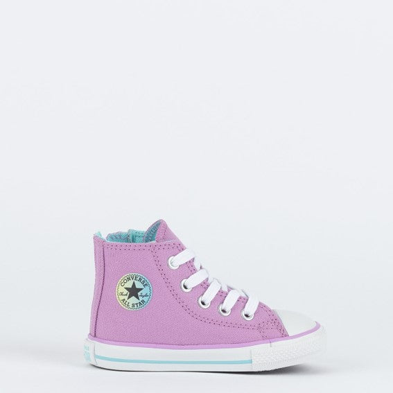 TENIS CHUCK TAYLOR ALL STAR  CANO ALTO UVA/TURQUESA CLARO