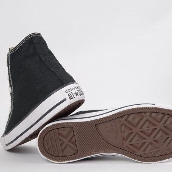 TENIS CHUCK TAYLOR ALL STAR CANO ALTO ADULTO PRETO/CRU