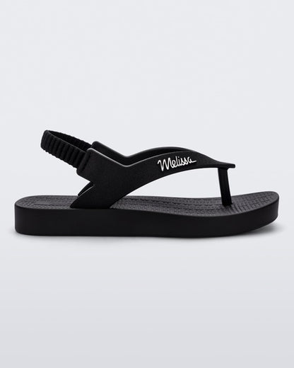 MINI MELISSA SUN LONG BEACH  BABY PRETO