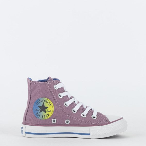 TENIS CHUCK TAYLOR ALL STAR CANO ALTO  ROXO/AZUL ANCESTRAL